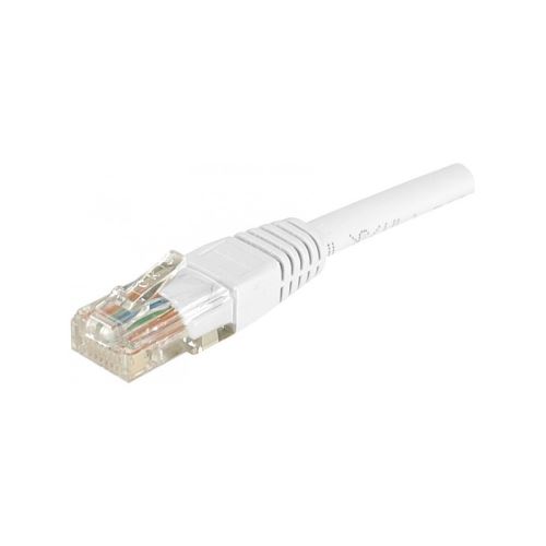 Cordon RJ45 catégorie 6 U/UTP blanc - 7 m