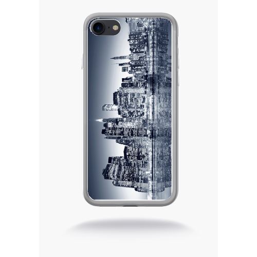 Coque Architecture Compatible Apple Iphone 7 Silicone Blanc Mat