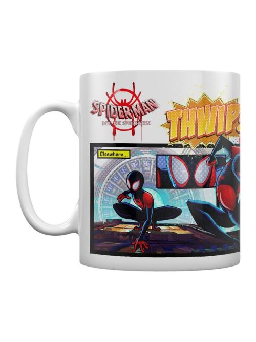 Spiderman Tasse Spider-Man Into The Spider-Verse Comic blanc