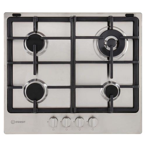 Indesit THP 641 W/ix/Les encastrable plan cuisson à gaz acier inoxydable plan cuisson
