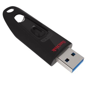 Clé USB 3.0 SanDisk Ultra 512 Go vitesse de lecture allant jusqu'à 130 Mo/s