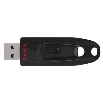 Clé USB 3.0 SanDisk Ultra 512 Go vitesse de lecture allant jusqu'à 130 Mo/s