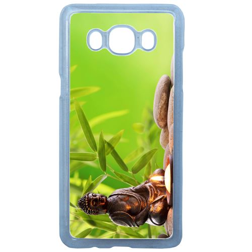Coque Zen Attitude Bouddha Bougie Compatible Galaxy J7 2016 Transparent