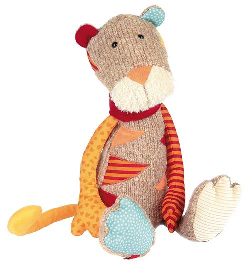 sigikid 38377, Fille et Garçon, Peluche Tigre Patchwork Sweety