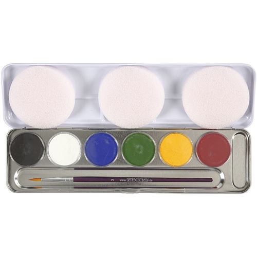 Eulenspiegel trousse de maquillage 6 couleurs 10 pièces