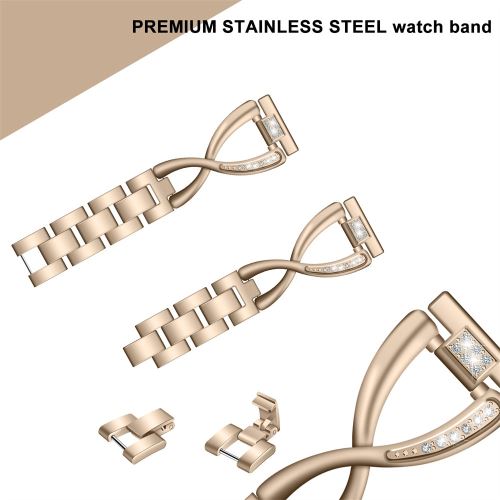 Remplacement Bracelet en acier inoxydable sangles bande pour HUAWEI B5 montre intelligente