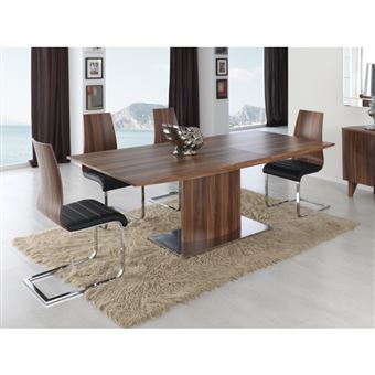 411 Sur Table A Manger Rectangulaire Extensible 160 200cm En Bois