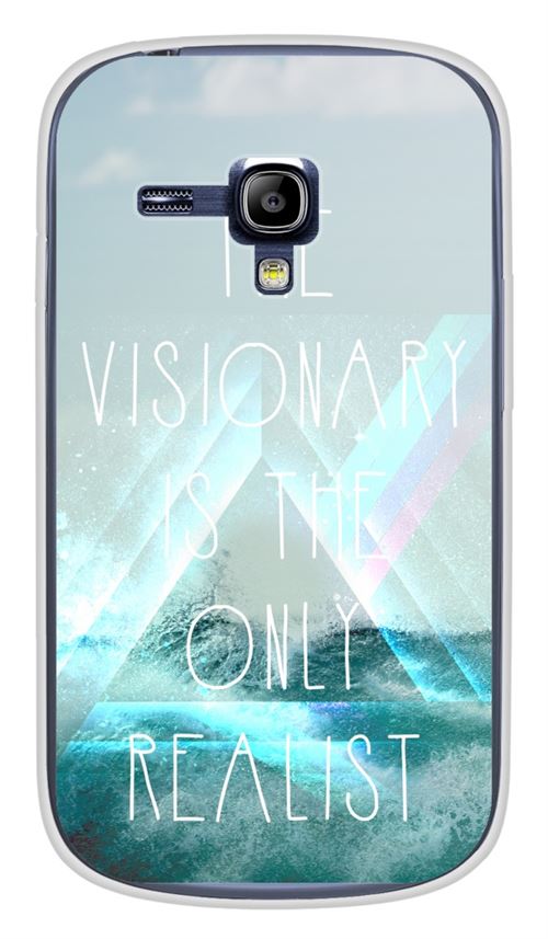 Coque en silicone imprimée compatible Samsung Galaxy S3 Mini Visionary