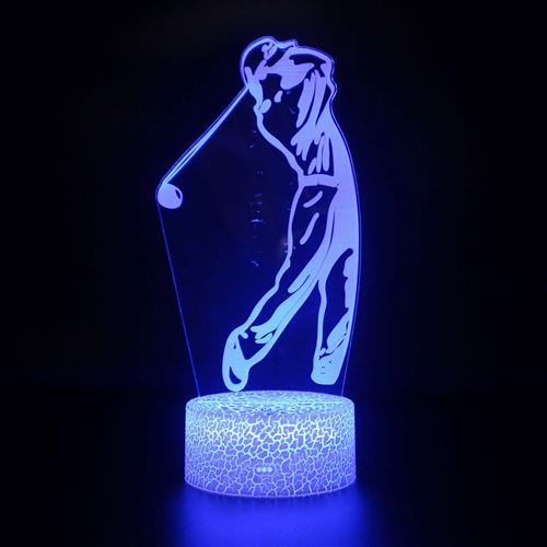 Stack - Lampe 3D Tactile Veilleuse Enfant - Baseball - Télécommande - Image 2
