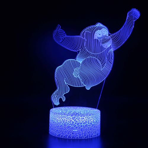 Stack - Lampe Veilleuse Enfant 3D Tactile - Télécommande - 7 Couleurs - Image 2