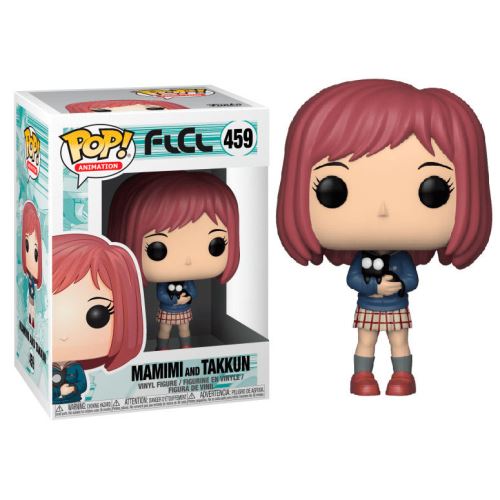 FUNKO - Funko Figurine POP! Animation: FLCL - Mamimi avec Takkun Noir Cat
