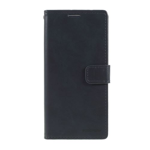 Etui en PU lune bleue bleu foncé pour votre Samsung Galaxy M20