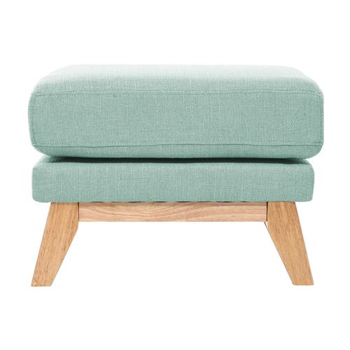Repose-pieds scandinave déhoussable vert lagon OSLO