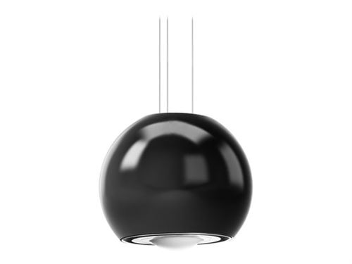 Scholtès SOHD1600B - Hotte - hotte îlot - largeur : 57 cm - profondeur : 57 cm - recyclage - noir