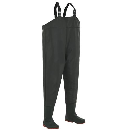 vidaXL Pantalon échassier avec bottes Vert Pointure 42