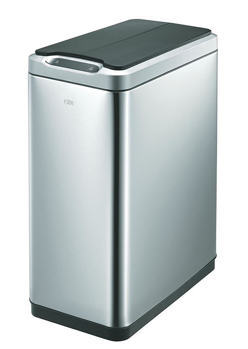 Poubelle phantom sensor bin 45l inox mat, eko