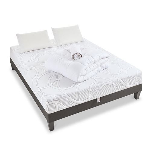 Ensemble pr&ecirc;t &agrave; dormir Eupraxie - Blanc - 140 x 200 cm