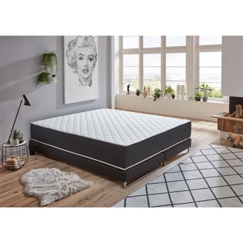 Dormipur Matelas 140x190 - Mousse Memoire De Forme - 7 Zones - 25 Cm - Equilibre - V1070