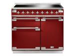 Falcon Elise 100 - Cuisinière (four à deux étages) - pose libre - largeur : 99.4 cm - profondeur : 59.5 cm - hauteur : 91 cm - classe A - Rouge cerise