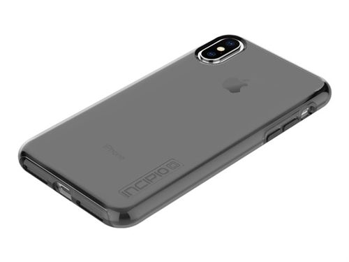 Incipio DualPro Pure - Achterzijde behuizing voor mobiele telefoon - polycarbonaat - doorschijnend, rook - voor Apple iPhone X