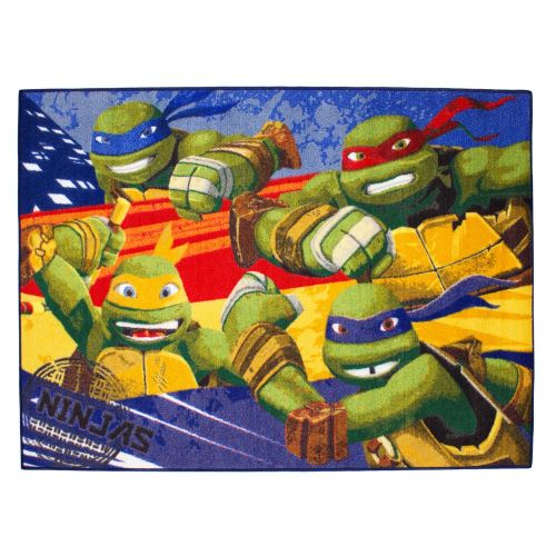 Tapis enfant Les Tortues Ninja 133 x 95 cm Disney Ninja Turtles - guizmax