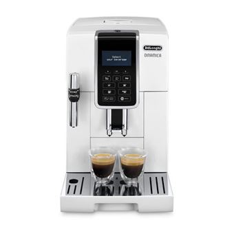 De'Longhi DINAMICA ECAM 350.35 W - Machine à café automatique avec buse vapeur "Cappuccino" - 15 bar - blanc