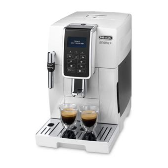 De'Longhi DINAMICA ECAM 350.35 W - Machine à café automatique avec buse vapeur "Cappuccino" - 15 bar - blanc