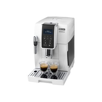 De'Longhi DINAMICA ECAM 350.35 W - Machine à café automatique avec buse vapeur "Cappuccino" - 15 bar - blanc