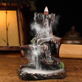 Acheter Brûleur d'encens à reflux en cascade, fontaine d'encens pour  décoration de maison et de bureau