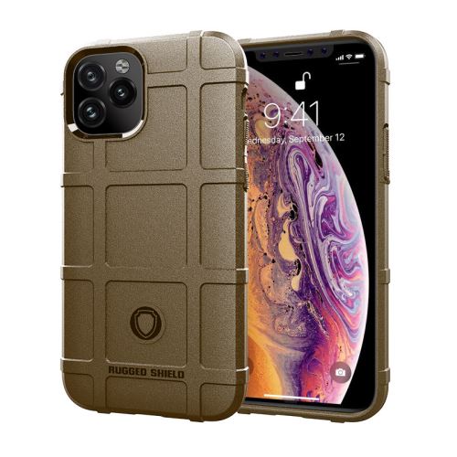 Etui Coque de protection durable anti choc pour Apple iPhone 11 Pro Max - Brun