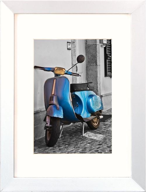 Henzo Umbria Frame Cadre photo, Bois, weiss, 30 x 40 x 1.4 cm