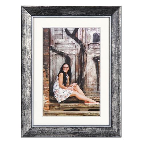 Henzo Aimee Frame Cadre photo, Bois, Noir , 13 x 18 x 2 cm