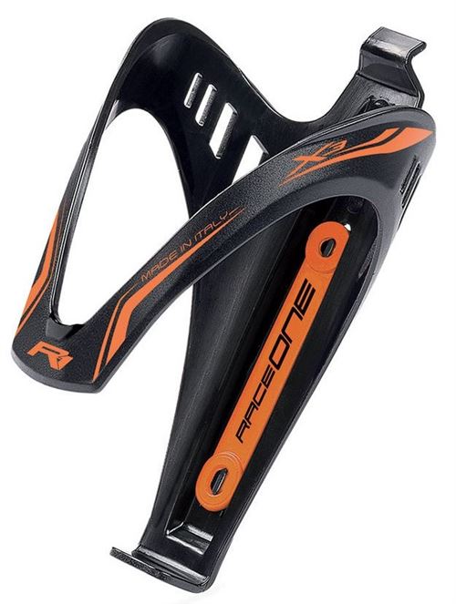 Saccon porte-bidon noir mat/orange Race One X3fluoré