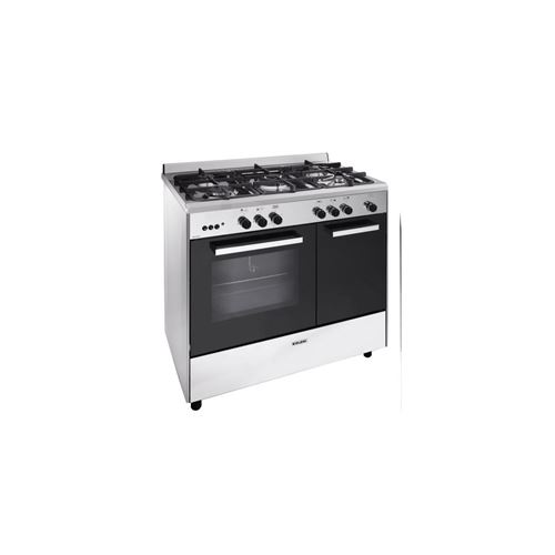 Glem Butanette Alpha Butamax 90 X 60 Cm Inox Manettes Noires