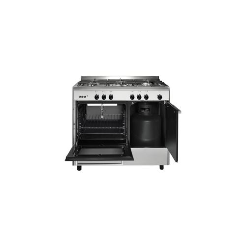 Glem Butanette Alpha Butamax 90 X 60 Cm Inox Manettes Noires