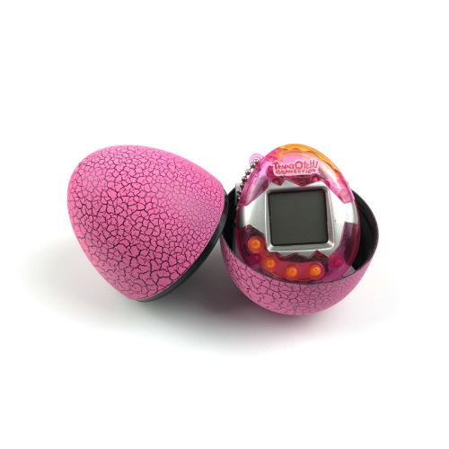 Console de jeux Animaux Virtuelle Portable - Cadeau pour les enfants - Rose Transparent