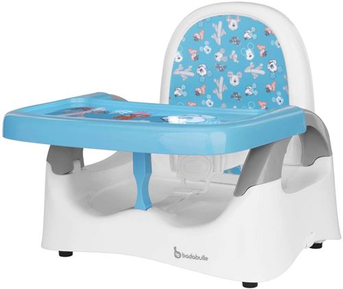 rehausseur de table - siege de table badabulle réhausseur de chaise confort mickey pour enfant réglable en hauteur | pliable | tablette amovible