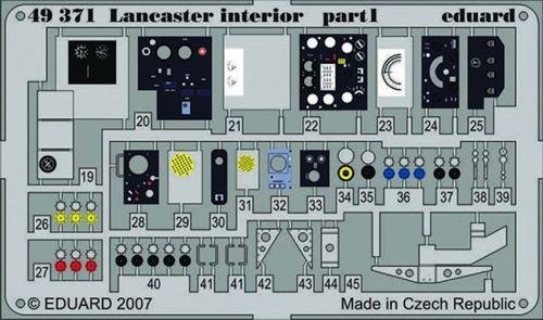 Lancaster Interior Für Tamiya Bausatz- 1:48e - Eduard Accessories