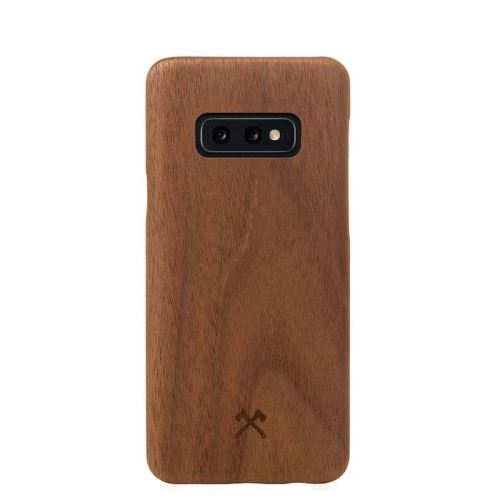 Coque pour Samsung Galaxy S10e en bois véritable Noyer Woodcessories EcoSlim
