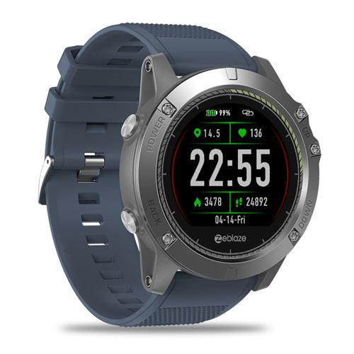 Montre Intelligente Zeblaze VIBE 3 HR Étanche+Rythme cardiaque -bleu