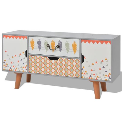 vidaXL Buffet 100 x 30 x 50 cm MDF Gris
