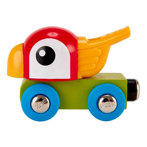 Hape flûte en bois train train perroquet 7 cm