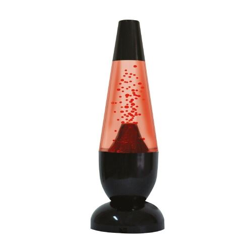 Lampe de volcan rouge