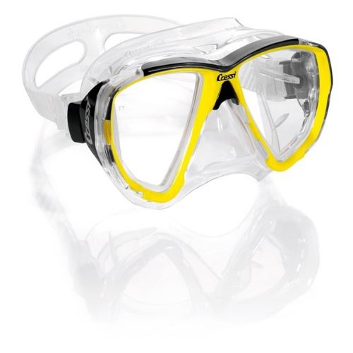 Masque Big Eyes - Couleur - Jaune