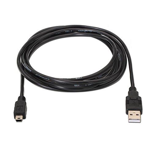 INECK® 2M Câble USB 2.0 Type A vers Mini USB Data Charging Câble pour Manette PS3/Wii U, GoPro HERO 4 Black, Canon EOS 700D, Nikon D3300, Appareil Photo, Disque Dur, Lecteur MP3 etc. (2mètres)
