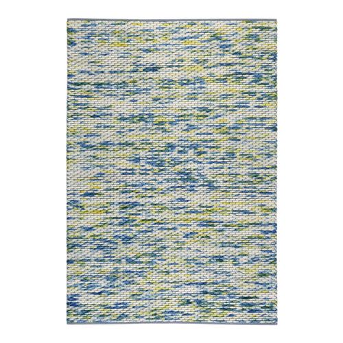 Tapis multicolore d'inde en laine et coton reflection esprit home