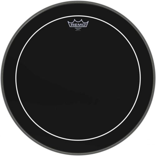 Peau de grosse caisse remo ebony pinstripe 18