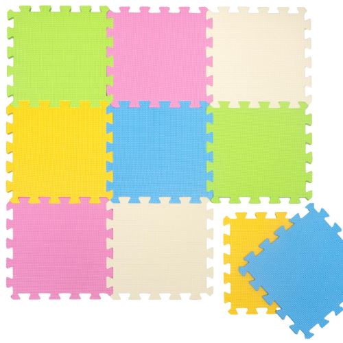 Tapis De Jeu Doux Pour Bebe Depuis Zero Dalles Puzzle En Mousse Pastel Colore Coffre A Jouets Et Rangements Achat Prix Fnac
