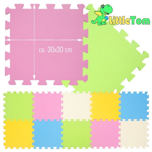 Tapis De Jeu Doux Pour Bebe Depuis Zero Dalles Puzzle En Mousse Pastel Colore Coffre A Jouets Et Rangements Achat Prix Fnac