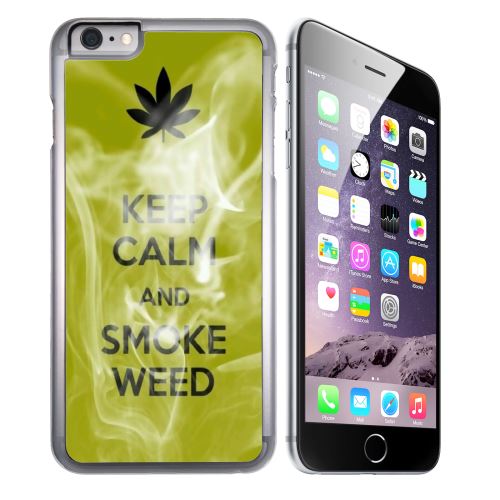 Coque pour iPhone 6 et iPhone 6S keep calm smoke weed